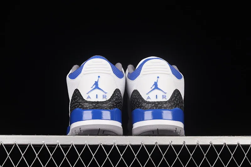 All categories Air Jordan Jordan series basketball shoes Air Jordan 3 foreign trade version Air Jordan 3 "Racer Blue" AJ3 Joe 3 Racing Blue CT8532-145
